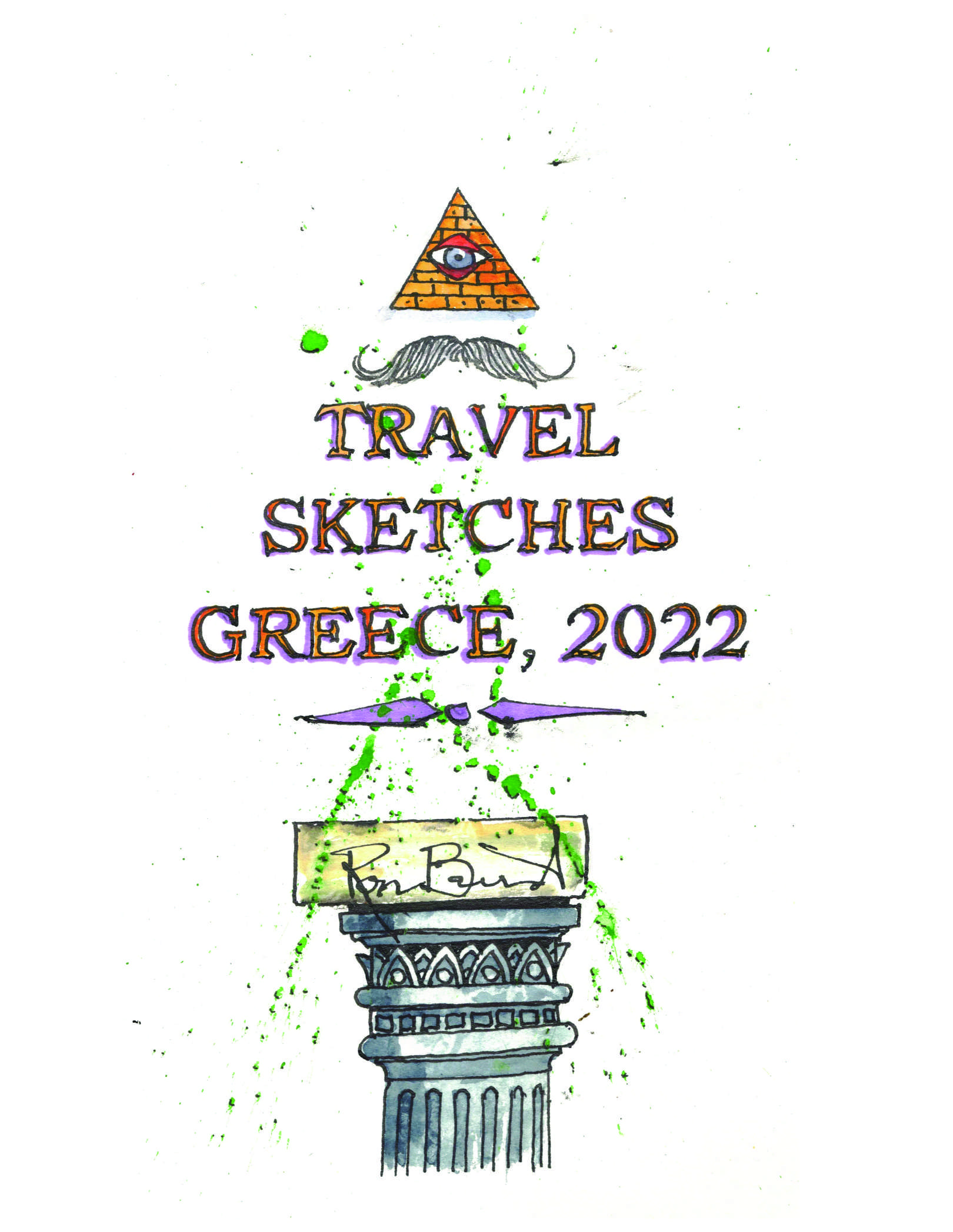 Greece sketchbook sketch 2